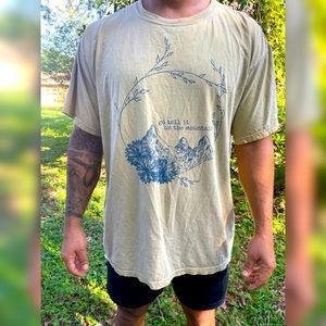 Vintage Nature Mountains Tee Shirt